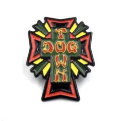 Dogtown Cross Logo Color Enamel Pin – Rasta